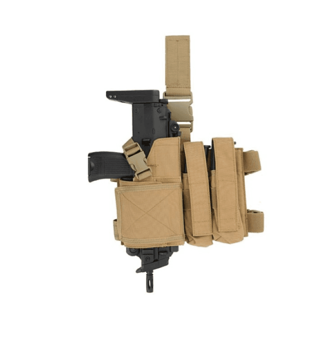 SMG holster and magazine pouch combo - Coyote