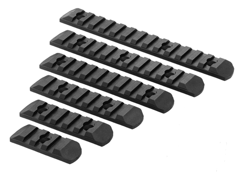 KeyMod/MLOCK Polymer Rail Set - Black